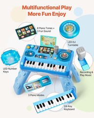 Fisher-Price Laugh and Learn Baby and Toddler Toy Mix and Learn DJ Table Musi