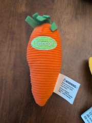 Baby Sensory Toys 11 PCS My First Fruit Vegetable Color Sorting Plush Play Food