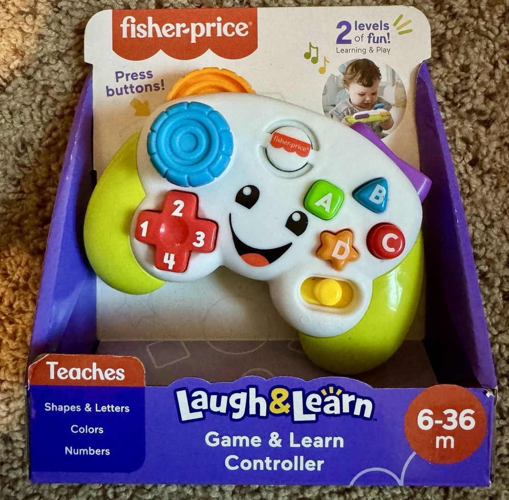 Fisher-Price Laugh & Learn Game & Learn Controller 6-36M Learning & Play NEW