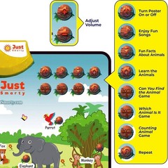 Educational Toddler Learning Toy with Animal Sounds and Memory Activities