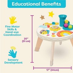 B. toys Baby Activity Table – Colorful Sensory Station