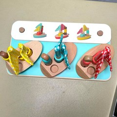 Lovevery Pattern Match Boats & Cards Set The Analyst Montessori Play Kit
