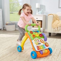 Interactive Sit-to-Stand Learning Walker with Removable Activity Panel & Lights