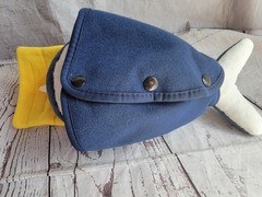 Sensory 4 U narwhal plush buckles snaps straps hooks zipper learning toy