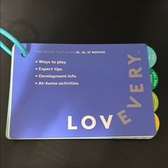 Lovevery Playguide From The Helper Playkit for Months 25, 26, 27