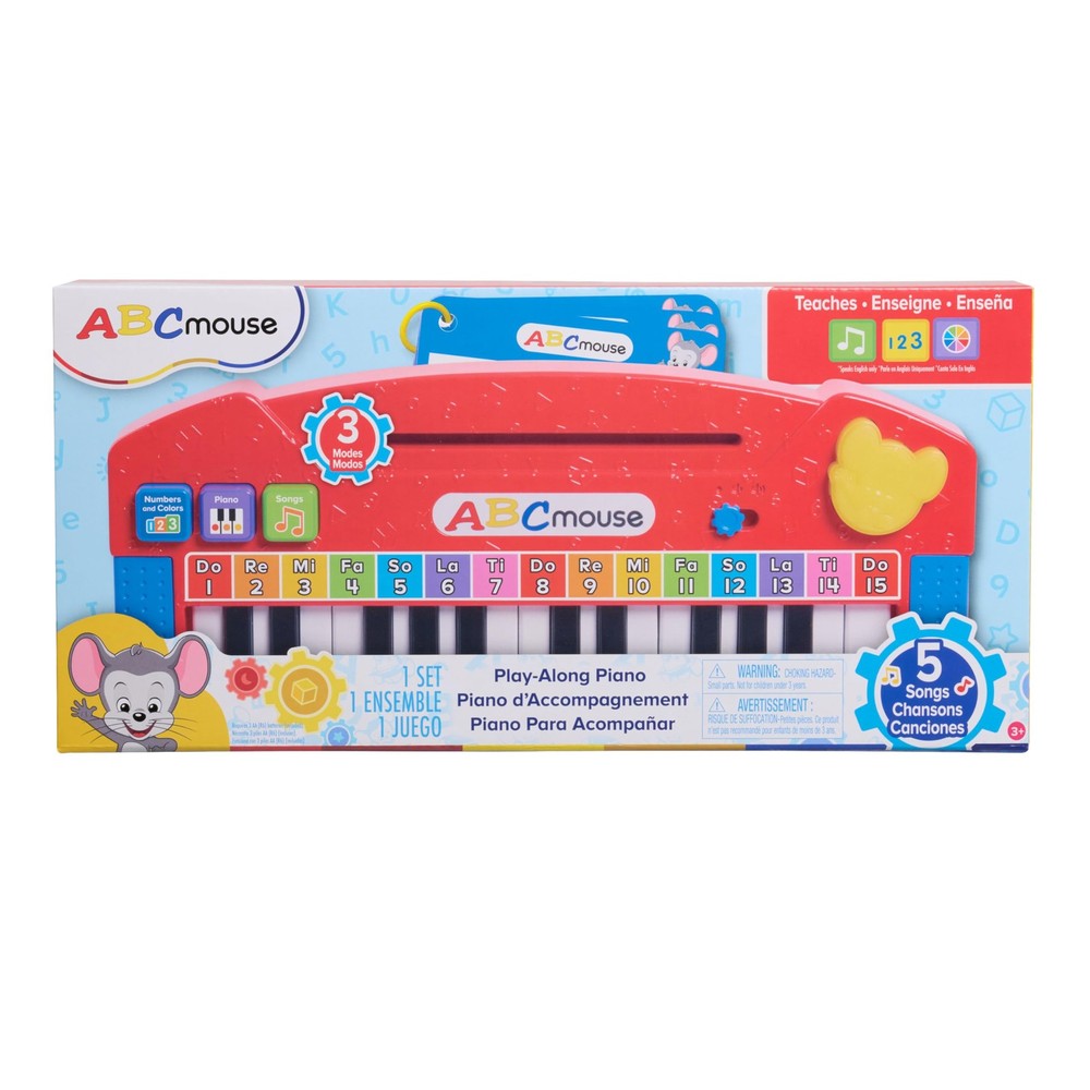 ABCmouse® Play-Along Piano, 3 Learning Modes, and Small, Multicolor