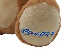 Cloud Pets Plush Soft Beige Dog Puppy 12″ Seated Plays And Sends Messages Cute