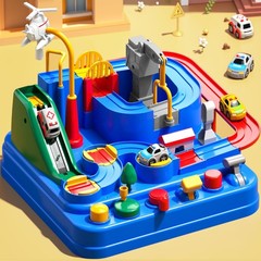 Race Track Car Toys for Kids 3 4 5 6 Years Old – City Adventures Set for Boys ..