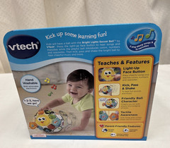 VTech Bright Lights Musical Soccer Ball 6 to 36 Months Babys Developmental Toy
