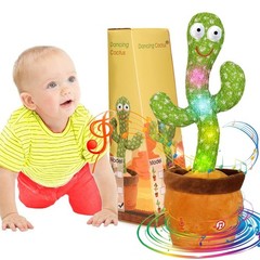Interactive Dancing Cactus Toy – Mimics Speech, Fun Gift for Toddlers & Infants