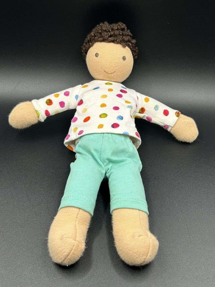 LOVEVERY Baby Avery Gender Neutral Plush Doll 9″ Toy Montessori Organic Cotton
