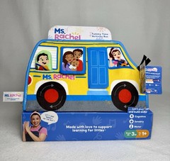 Ms Rachel Baby Tummy Time Activity Bus Infant Sensory Motor Development 3+M NEW