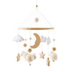Baby Crib Mobile Rattle Toy For 0-12 Months Cartoon Felt Forest Animal Bed Bell