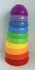 Fisher Price Stacking Nesting Ball Set Multi Color Stack & Roll Cup 10 Pieces