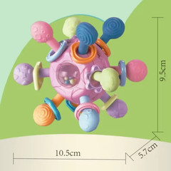 Baby Toys 0 12 Months Rotating Rattle Ball Grasping Activity Baby Development To