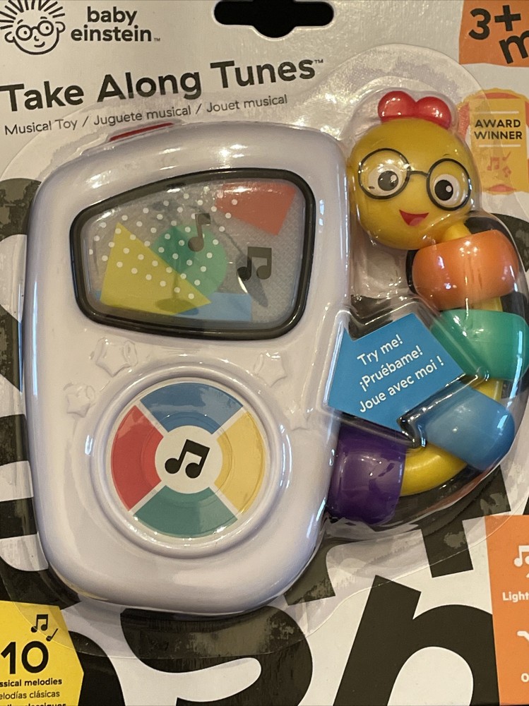 Baby Einstein Musical Interactive Toy~Take Along Tunes Ages 3 Months and Up *NEW