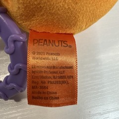 Peanuts Halloween Snoopy On-The-Go Pumpkin Ziggle Toy Rattle Teether