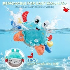 Baby Toys 1 Year Old 6-12 Month Tummy Time Toys Crawling Crab Musical Dancing…