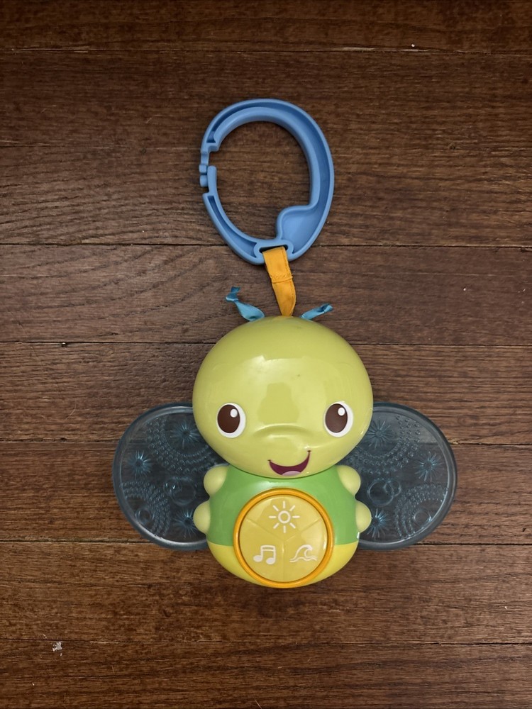 RARE Kids II UK Ltd Bright Starts Beaming Buggie Take Along Toy Bee Musical