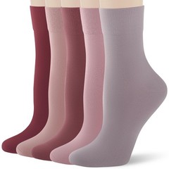 FGZ Women’s Crew Socks 5 Pairs Soft Combed Cotton,Breathable Everyday Casual …