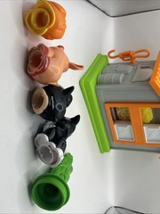 Little People Hard At Work Chicken Coop Farm Animals Dog Corn Garden Lot of 7