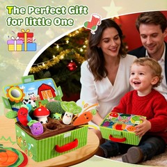 Baby Sensory Garden Plush Toy – Soft Fruits Vegetables for 6-12 Months