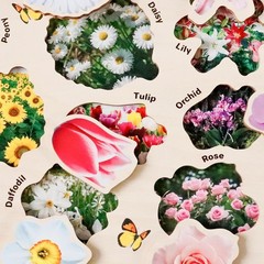 Wooden Puzzles for Toddlers 2-4 – 3X Set Montessori Toys Puzzles for Kids Age…