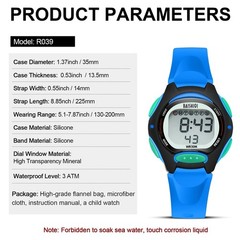 Kids Watch Digital for Girls Boys Teenagers Sport Outdoor Waterproof Analog W…
