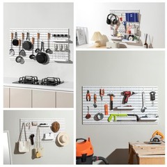 Keepo Pegboard Combination Kit, Pegboards and Accessories Modular Hanging for…