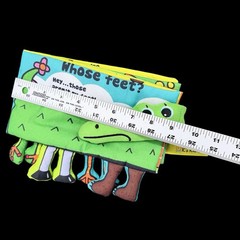 Melissa&Doug Whose Feet? Soft Baby Activity Cloth Book Crocodile #9203 K’s Kids
