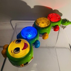SEE VIDEO!!! Leapfrog Learn & Groove Caterpillar Drums 6 Months And Up
