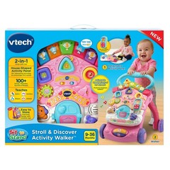 VTech Stroll & Discover Activity Walker Pink Baby Toy FREESHIP