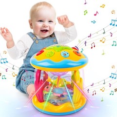 M SANMERSEN Baby Boys Toys 6-12 Months, Babies Ocean Rotating Lights Up Music…
