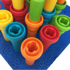 Peg Board Set Toys-Montessori Occupational Therapy Fine Motor Skills Toy, Suitab