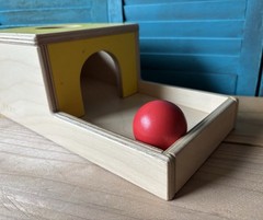 Lovevery Ball Drop Box The Inspector 7 to 8 Months Wood Ball Montessori Toys