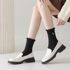 Mcool Mary Women’s Ruffle Socks,Casual Ankle Embroidery Breathable Cool Knit …