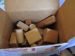 Playskool Natural Wood Toy Building Blocks Set – 36 Blocks 1978 – Ages 1 1/2 – 5