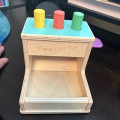 Lovevery Montessori Wooden Peg Drop Toy From Thinker Play Kit Love Every