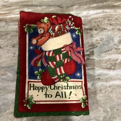 “The Night Before Christmas”Children’s Cloth Christmas Book Handmade Craft Santa