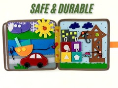 Busy Book Montessori Activity Felt Quiet Book Education Learning Travel Toys