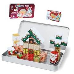 Magnetic Blocks Set – 45PCS Educational STEM Travel Building Toys for Christmas