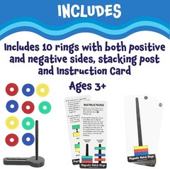 Learn Magnetism with Magnetic Match Rings – Educational Toy for Ages 3 and Up