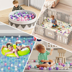 Play Pit Balls Toy Set for Kids with Mesh Bag, Rainbow or Pastel Colors – Crush-