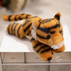 22cm Forest Animal Plush Toy – Lion Tiger Fox Deer Zebra Stuffed Animal Gift