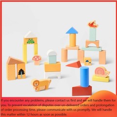 Wooden Stacking Blocks Set – 100pc – Gigglescape™: Toddler Educational Toy