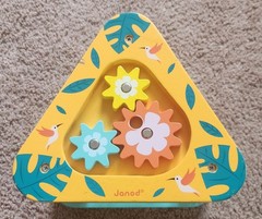 Janod Tropik Multi-Activity Pyramid Wooden Early-Learning Toy – Educational Toy