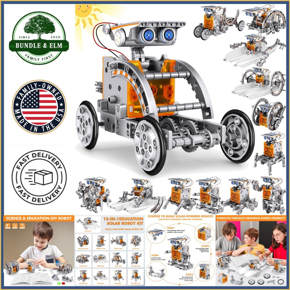13-in-1 Educational Robotics Toy for Kids Aged 8+ – Fun Science Building Kit