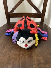 Becky Ladybug Buckle Toy Turtle Plush Stuffed Animal Early Learning 10” Pocket