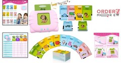 Interactive Learning Toy Pack: 224 Flash Cards for Speech & Vocabulary Growth