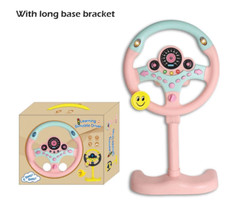 Infant Electric Steering Wheel Toy with Lights and Sounds for Early Learning